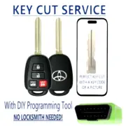 KEY CUT SERVICE 2014-2019 Toyota Camry Corolla HYQ12BDM H Chip Top Quality USA