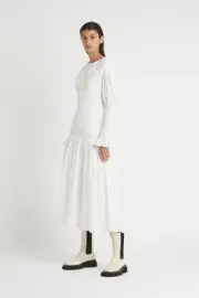 SIR THE LABEL CECIL LONG SLEEVE MIDI DRESS BNWT Size 1