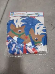 WINDTWIRLS Red Nosed Reindeer #90405 55" Long