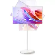 32-Inch Portable Touch Screen Monitor, 1080P TV on Wheels 13MP Integrated Cam