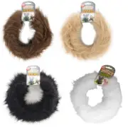 JUMBO Fuzzy Craft Stems 9 Feet, Brown, Lion Mane, Black, White