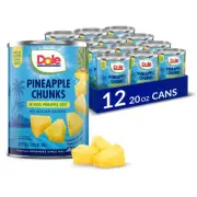 Pineapple Chunks in 100% Pineapple Juice with No Sugar Added - Canned Fruit -...