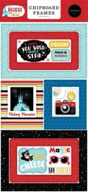 Believe In Magic Chipboard 6"X13"-Frames