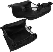 HONITANO 2pcs Stroller Organizer Basket Large Capacity Underseat Storage Bag for Gear Pram Bottom Basket Accessories Easy Install Stroller Organizer