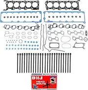 DNJ HGB4184 Cylinder Head Set with Head Bolt Kit For 2003-2016 for Ford E-350 Club Wagon 6.8L 415cid V10 SOHC