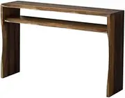 hallway table Farmhouse Console Entryway Table, Wood Console Table for Entrance, 2 Tiers Narrow Long Behind Couch Sofa Table, Foyer Entry Table for Hallway, Living Room console tables for hallway slim