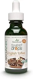 Sweet Drops SweetLeaf Organic English Toffee Flavored Stevia Sweetener, 2 Oz