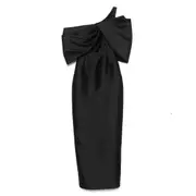 [Solace London] Solace London Off-shoulder Dress 6 UK BLACK