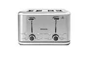 Brabantia 4 Slice Toaster Stainless Steel