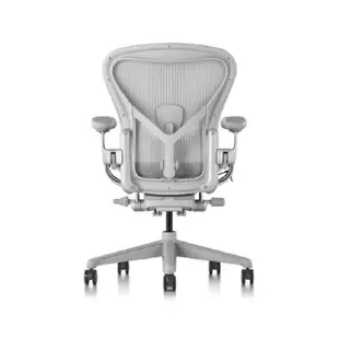 【Herman Miller】Aeron 全功能- 礦石白 l B SIZE l 原廠授權商世代家具(人體工學椅/辦公椅/主管椅)