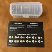 OXO Good Grips Cookie Press 12 Disk Set w/ Storage Case REPLACEMENT DISCS ONLY