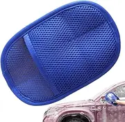 Car Washing Mitts,Water-Absorbing Wheel Wash Glove - High-Density Multi-Purpose Cleaning Supplies Non-Slip Portable Soft Hand Dusting Mitt for Home Use