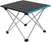 Camping Table, Folding and Portable Aluminum Table Easy to Carry Prefect for Outdoor, Picnic, BBQ, Cooking, Festival, Beach, Home Use, 40 * 32 * 29cm