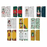 OFFICIAL FRIDA KAHLO ICONS LEATHER BOOK WALLET CASE FOR APPLE iPOD TOUCH MP3