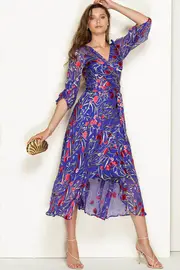 La Traviata Wrap Dress--SAC-D3034