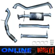 FORD RANGER PX 2.2L 2011-2016 3" INCH EXHAUST CAT WITH MUFFLER SILVER