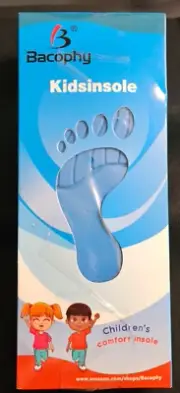 Kids Arch Support Insoles for Flat Feet, Orthotic Insoles for Children, sz XXL