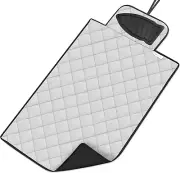 Magnetic Ironing Mat, 100% Cotton, Portable & Foldable with Silicone Iron Rest
