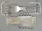 New Full Set Aluminum Bumper Chassis Kit Tamiya RC1/10 Sand Scorcher Champ Buggy