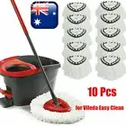 FOR Vileda Easy Wring Mopping & Clean Microfibre Spin Mop Head Replacement 10Pcs