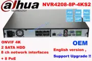 DAHUA NVR4208-8P-4KS2 NVR 8CH WITH 8 PORT POE(without HardDrive) Video Recorder