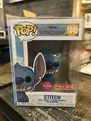 Funko Pop! Vinyl: Disney - Stitch (Flocked) - Target (Exclusive) #1051