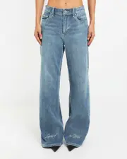 [Jag] Jag Women's Rb X Relaxed Jeans In Vintage Wash Navy Size 25/7 25/7 Navy