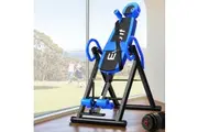 Everfit Inversion Table Gravity Exercise Inverter Back Stretcher Home Gym Blue