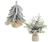 Desktop Xmas Tree Small Simulation Tabletop Decorative Xmas Trees for Home Holiday Decoration