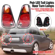 Pair For 2002-2006 BMW Mini Cooper R53 R52 R50 LED Tail Lights Rear Turn Lamps