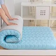 Foldable Latex futon Mattress, Portable Student Dormitory Sleeping pad, Full Size Camping mat, Guest Sleeping pad, Single Double Mattress