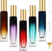 5Pcs Empty Refillable Perfume Bottles, 15ML Portable Mini Cologne Bottle, 0.5Oz