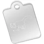 'Red Panda' Clear Acrylic Keyrings (AK013530)
