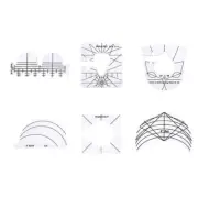 Special Shaped Sewing Patchwork Ruler for Quilted Patchwork Tool Set