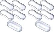 10PCS Toilet Seat Buffers, Toilet Seat Bumpers Universal Seat Bumper Kit Replacement Bumpersf for Most Model of Toilet Seat