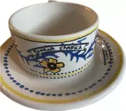 Set of 6 Sambuca Romana 8 oz. Coffee Cups and Saucers