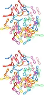 [FOYTOKI] 100pcs Silicone Glasses Eyeglass Ear Hooks for Sports and Daily Use and Comfortable Eyewear Accessories