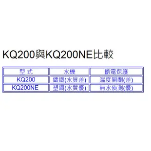 免運 KQ200 KQ200N KQ200NE 電子穩壓 加壓機 東元馬達 1/4HP 塑鋼靜音電子恆壓機 靜音型 木川