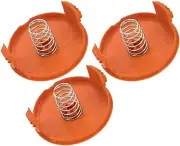 Spool Head Cap & Spring BLACK & DECKER Weedeater String Trimmer bump cover 3 pk