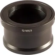 T2/T-Mount Lens Adapter To Micro Four Third Lens Mount Cameras for Olympus PEN E-PL10 PEN E-PL9 PEN OM-D E-M10 III OM-D E-M1 OM-D E-M1 Mark II OM-D E-M5 III PEN-F PEN E-PM1 PEN E-P5 OM-D E-M1X