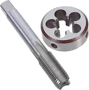 1 Set Thread Tap Set Tap and Die Kit Metric Machine and Dies Tap and Die Handle Small Hand Screw Thread Taps Metric Thread Tap Metric Tap Threading Taps Silver