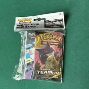 Pokemon TCG Sun & Moon Team Up Mini Portfolio Binder and Booster Pack SEALED