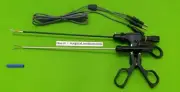 2pc Laparoscopic Bipolar Forceps 5mmx330mm with Cable Reusable Instruments