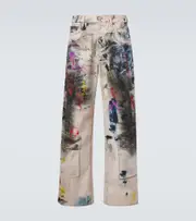 [Acne Studios] Acne Studios 1981 trompe l'oeil canvas cargo pants UK 38 white