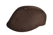 KANGOL Wool Flexfit 504 Ivy Cap Newsboy Driving Hat Flat - Brown - L/XL