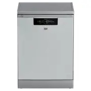 Beko 14 Place Setting Freestanding Dishwasher Platinum Steel BDFB1430X