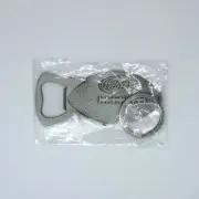 Vintage Rare Bud Light Football Bottle Opener/Keychain Pewter(?) New Old Stock