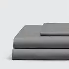 100% Cotton Bed Sheets. Twin Size - Dark Gray. 3 Piece Sheet Set. Soft Washed...
