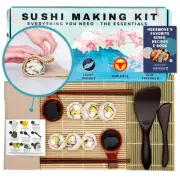 No Plastic Premium Sushi Making Kit for Home, for Beginners or Pro Sushi make...