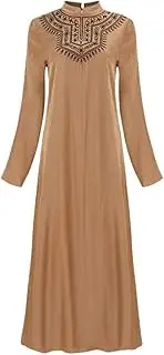 [keusyoi] Abaya Dubai Turkey Muslim Hijab Dress African Dresses for Women Long Sleeve Kaftan Chiffon Maxi Robe Islamic Clothing